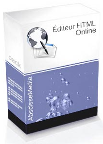 editeur html en ligne d'abscisse media